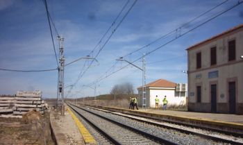 Adjudicadas las obras de ampliación de longitud del apartadero de la estación palentina de Espinosa-El Caballo